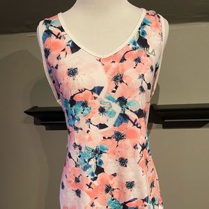 Floral Fila workout tank